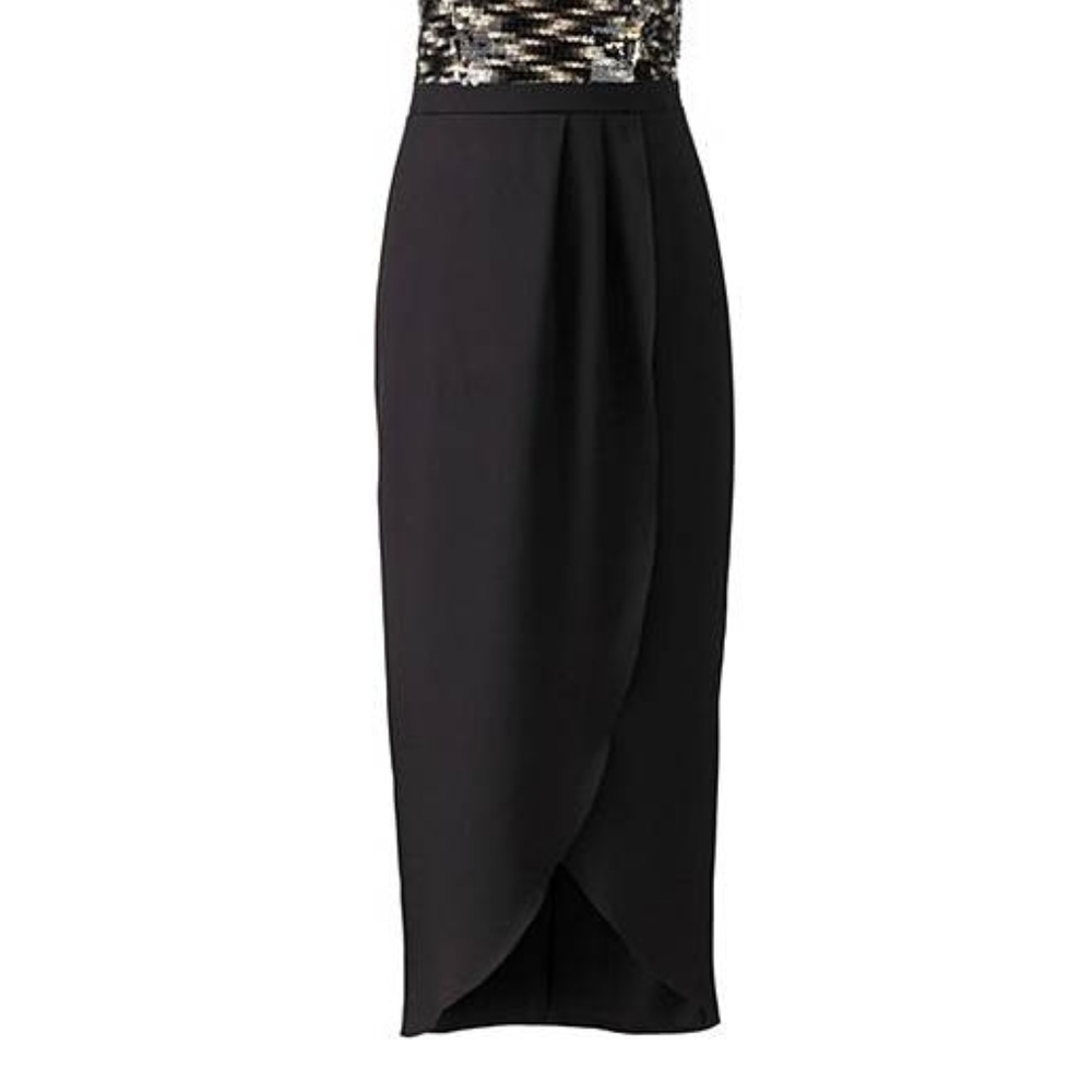 New! Little Mistress Wrap Skirt Maxi Dress Size:20 - Picture 6 of 7